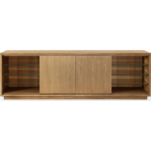 Modus Furniture One Coastal Modern 84 inch TV Console in Bisque 655450404702 JVLH262L Image 1