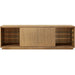 Modus Furniture One Coastal Modern 84 inch TV Console in Bisque 655450404702 JVLH262L Image 1