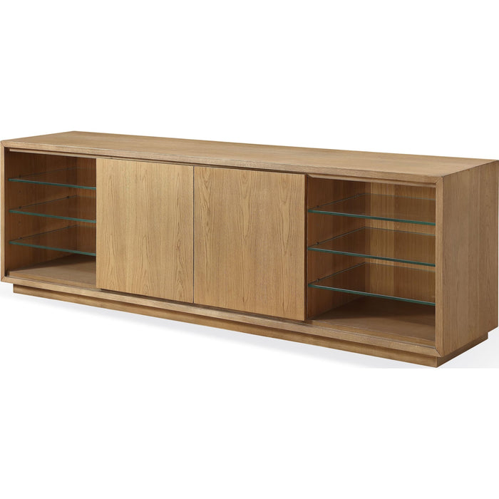 Modus Furniture One Coastal Modern 84 inch TV Console in Bisque 655450404702 JVLH262L Image 2