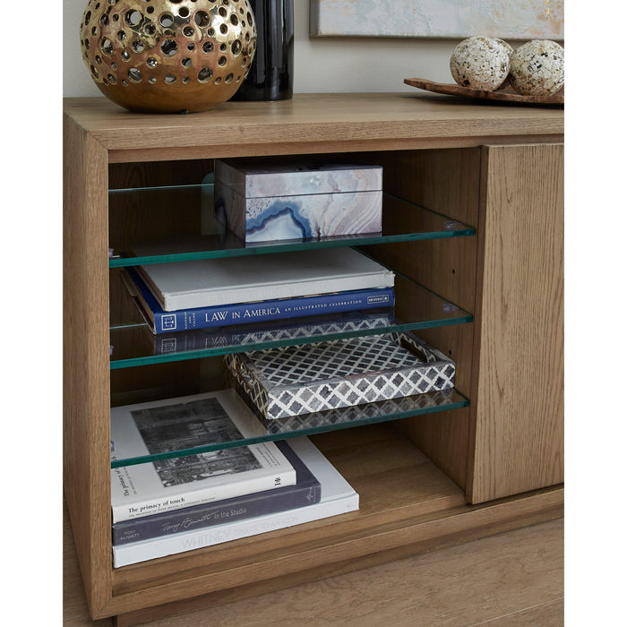Modus Furniture One Coastal Modern 84 inch TV Console in Bisque 655450404702 JVLH262L Image 4