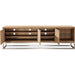 Modus Furniture One Coastal Modern 84 inch TV Console in Brushed Stainless Steel and Bisque 655450404726 JVLH263L Image 3