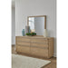 Modus Furniture One Coastal Modern Dresser Mirror in Bisque 655450404818 JVLH83 Image 2