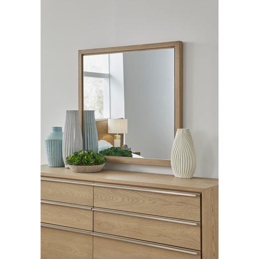 Modus Furniture One Coastal Modern Dresser Mirror in Bisque 655450404818 JVLH83 Main Image