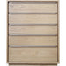 Modus Furniture One Coastal Modern Five Drawer Chest in Bisque 655450404825 JVLH84 Image 1