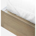 Modus Furniture One Coastal Modern Live Edge Wall Bed with Floating Nightstands in Bisque  JVLHJ  Image 6