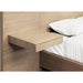 Modus Furniture One Coastal Modern Live Edge Wall Bed with Floating Nightstands in Bisque  JVLHJ  Image 8