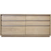 Modus Furniture One Coastal Modern Six Drawer Dresser in Bisque 655450404801 JVLH82 Image 1
