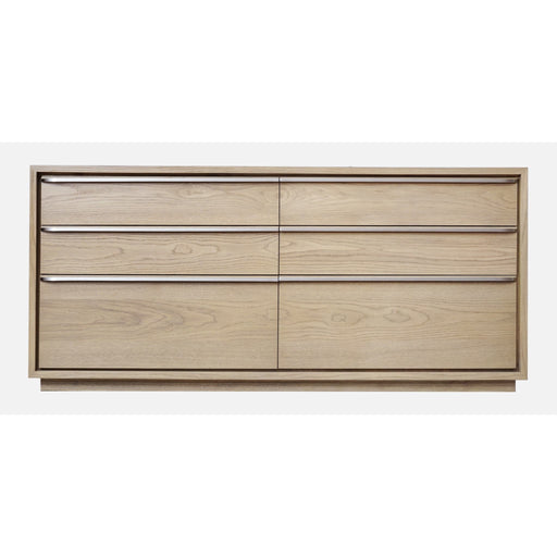 Modus One Coastal Modern Six Drawer Dresser in Bisque Main Image