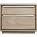 Modus Furniture One Coastal Modern Two Drawer USB Charging Nightstand in Bisque 655450404788 JVLH81 Image 1
