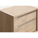 Modus Furniture One Coastal Modern Two Drawer USB Charging Nightstand in Bisque 655450404788 JVLH81 Image 2
