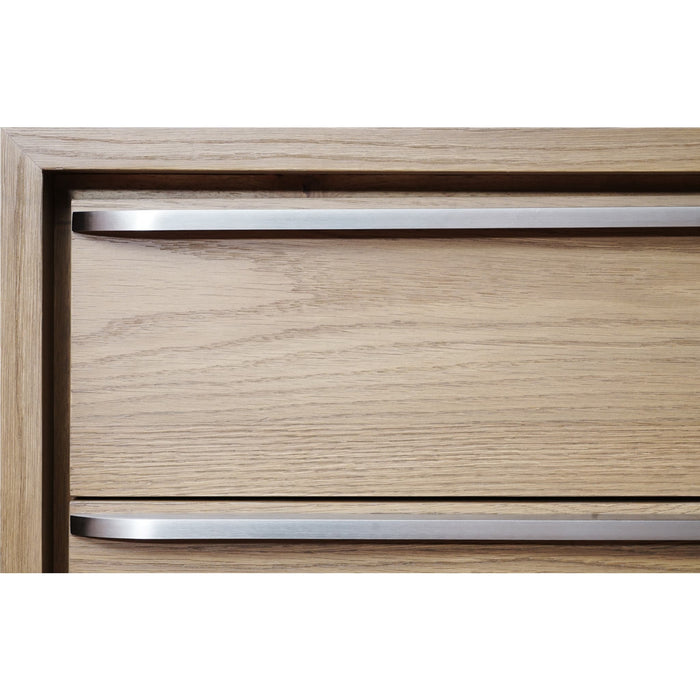 Modus Furniture One Coastal Modern Two Drawer USB Charging Nightstand in Bisque 655450404788 JVLH81 Image 7