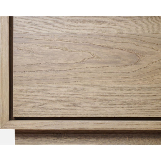 Modus Furniture One Coastal Modern Two Drawer USB Charging Nightstand in Bisque 655450404788 JVLH81 Image 8