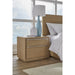 Modus Furniture One Coastal Modern Two Drawer USB Charging Nightstand in Bisque 655450404788 JVLH81 Main Image