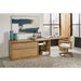 Modus Furniture One Live Edge Edge Executive Desk in White Oak and Glass 655450404610 JVLH12 Image 4