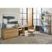 Modus Furniture One Live Edge Edge Executive Desk in White Oak and Glass 655450404610 JVLH12 Image 6