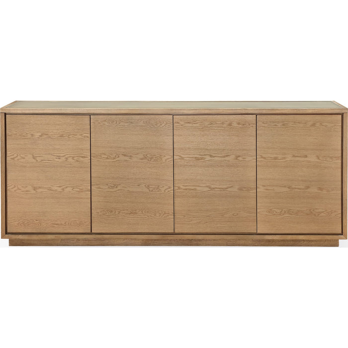 Modus Furniture One Modern Coastal Four Door Sideboard in White Oak 655450404597 JVLH79G Image 2