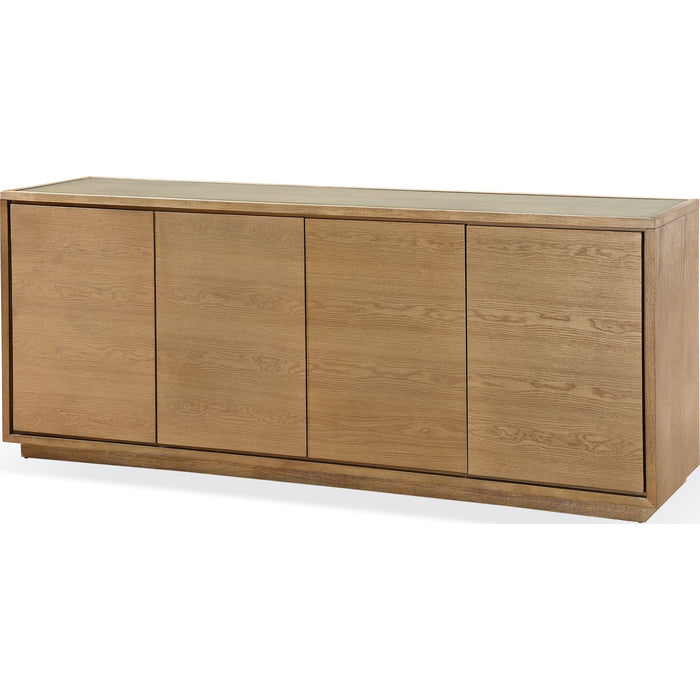 Modus Furniture One Modern Coastal Four Door Sideboard in White Oak 655450404597 JVLH79G Image 3
