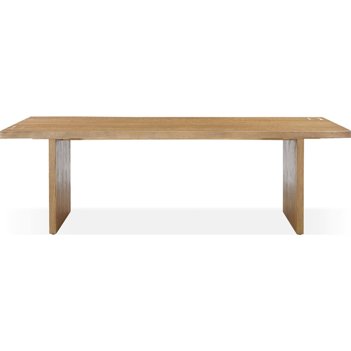 Modus Furniture One Modern Coastal Live Edge Dining Table in White Oak 655450404443 JVLH60 Image 5
