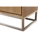 Modus Furniture One Modern Coastal Metal Base Sideboard in White Oak and Brushed Stainless Steel 655450404580 JVLH78G Image 4