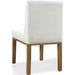 Modus Furniture One Modern Coastal Upholstered Dining Side Chair in White Pearl and Bisque 655450404511 JVLH63 Image 2