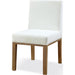 Modus Furniture One Modern Coastal Upholstered Dining Side Chair in White Pearl and Bisque 655450404511 JVLH63 Image 4