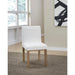 Modus Furniture One Modern Coastal Upholstered Dining Side Chair in White Pearl and Bisque 655450404511 JVLH63 Main Image