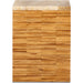 Modus Furniture One Stone Wood Tile End Table in Onyx and Solid Teak 655450405198 JVHS22D Image 4