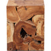 Modus Furniture One Teak Slice Square End Table in Warm Teak 655450405327 JVHS22S Image 1