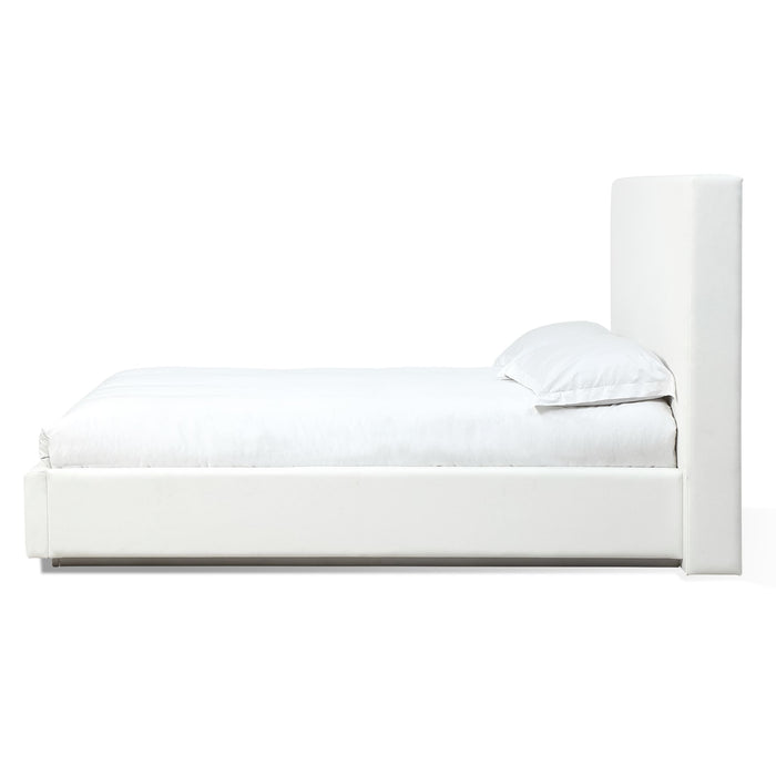 Modus One Upholstered Footboard Storage Bed in Pearl Image 3