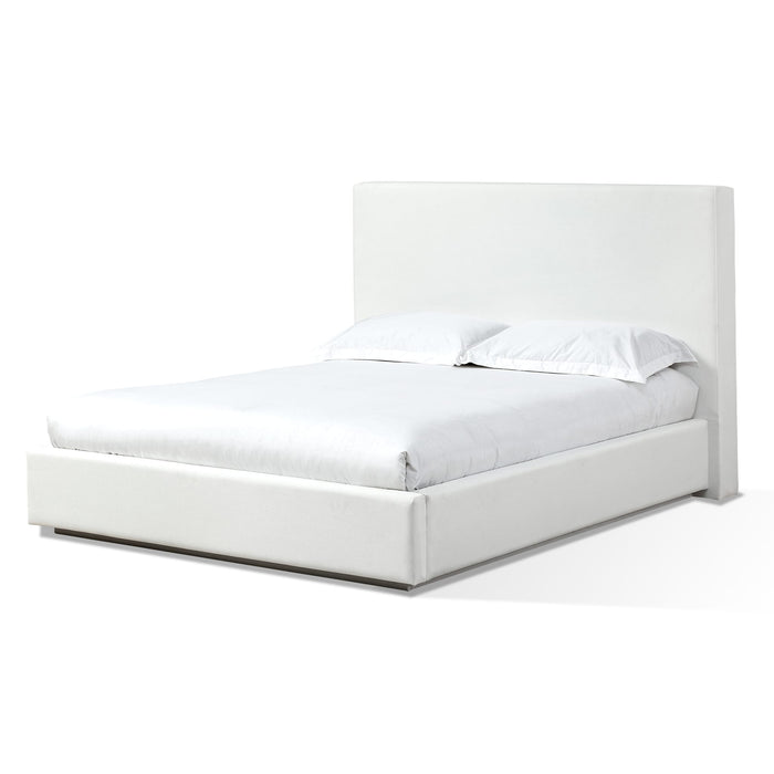 Modus One Upholstered Footboard Storage Bed in Pearl Image 4