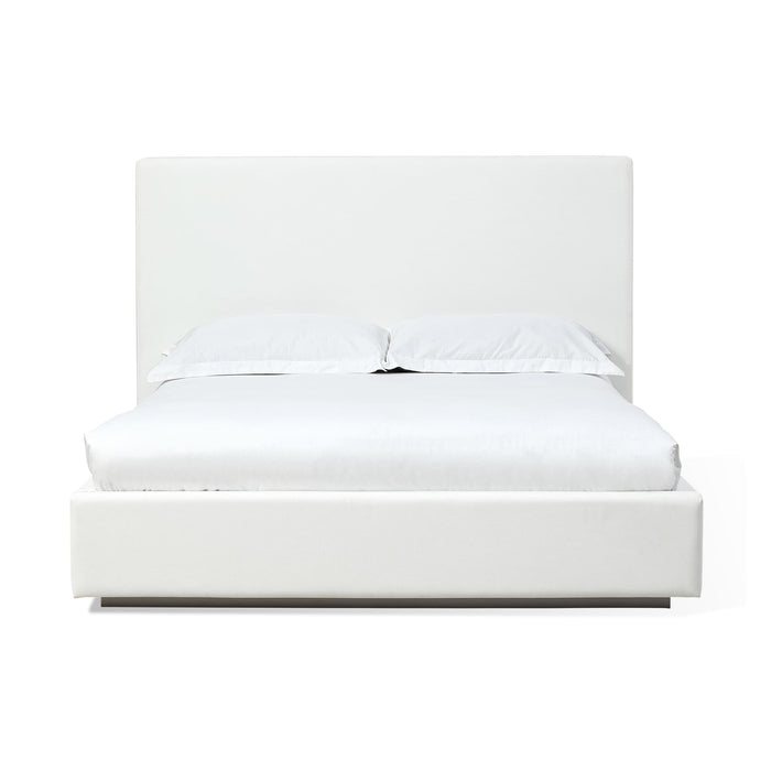 Modus One Upholstered Footboard Storage Bed in Pearl Image 5