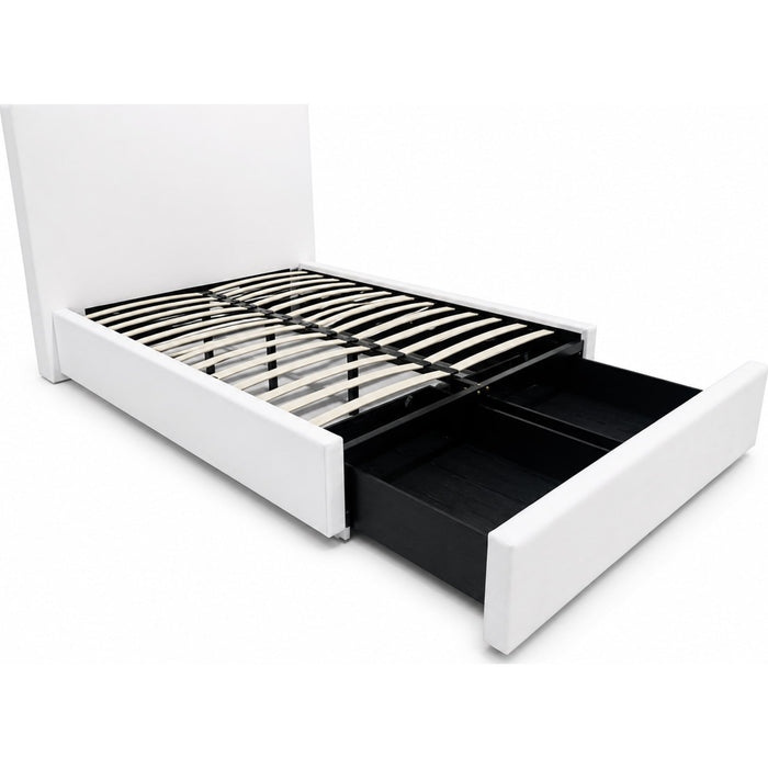 Modus Furniture One Upholstered Footboard Storage Bed in Pearl (2026)  JVHKM  Image 8