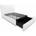 Modus Furniture One Upholstered Footboard Storage Bed in Pearl (2026)  JVHKM  Image 8