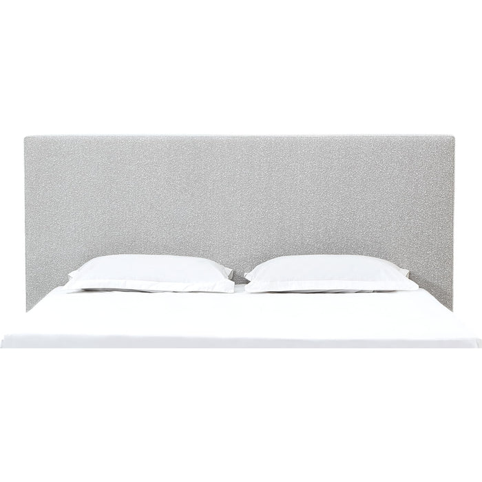 Modus Furniture One Upholstered Modern Headboard in Cotton Ball Boucle  JVNBH BH Image 1