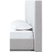 Modus Furniture One Upholstered Modern Headboard in Cotton Ball Boucle  JVNBH BH Image 2