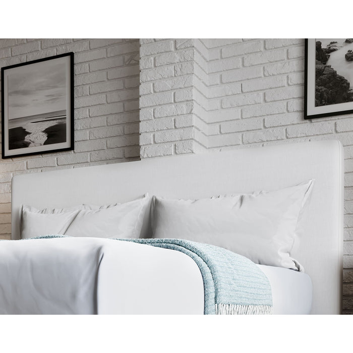 Modus One Upholstered Modern Headboard in Pearl Image 1