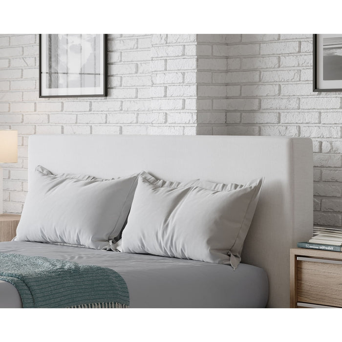 Modus One Upholstered Modern Headboard in Pearl Image 2