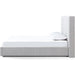 Modus Furniture One Upholstered Platform Bed in Cotton Ball Boucle  JVNBH  Image 2