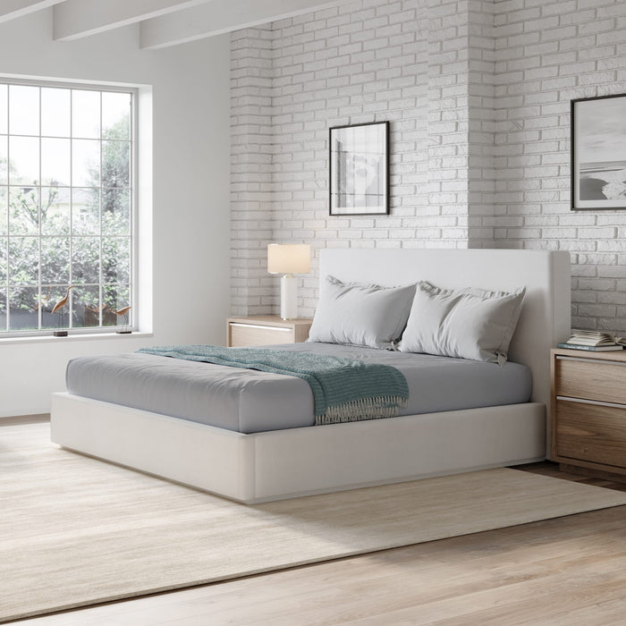 Modus Furniture One Upholstered Platform Bed in Pearl (2026)  JVHKK  Image 5