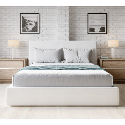 Modus Furniture One Upholstered Platform Bed in Pearl  JVHKH  Main Image