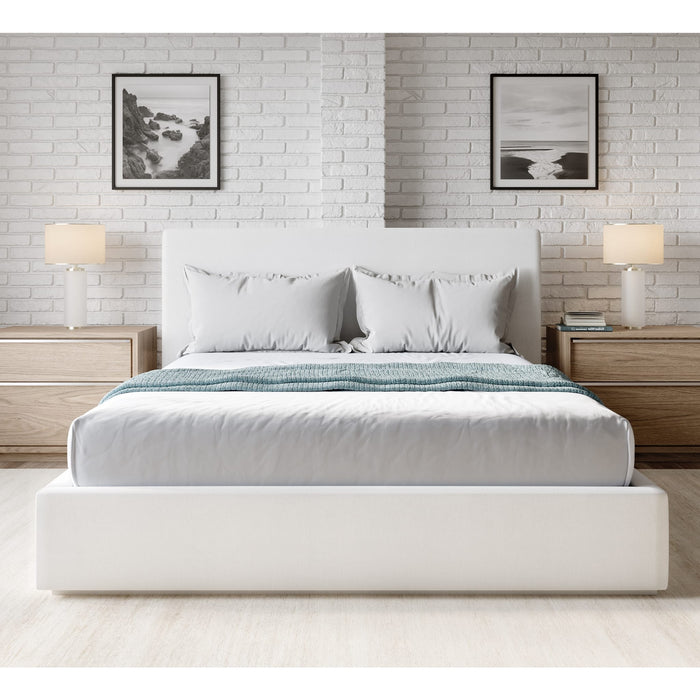 Modus Furniture One Upholstered Platform Bed in Pearl  JVHKH  Main Image