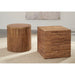 Modus Furniture One Wood Tile Square End Table in Solid Teak 655450405181 JVHS22C Image 2