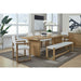 Modus Furniture One Woven Leather and Solid Wood Dining Side Chair in White and Bisque 655450404528 JVLH63W Image 6