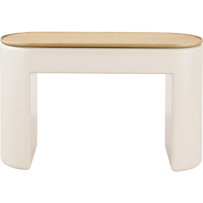 Modus Furniture Oskar Lift Top Console Table in Barley 655450483745 QVUG23 Image 1