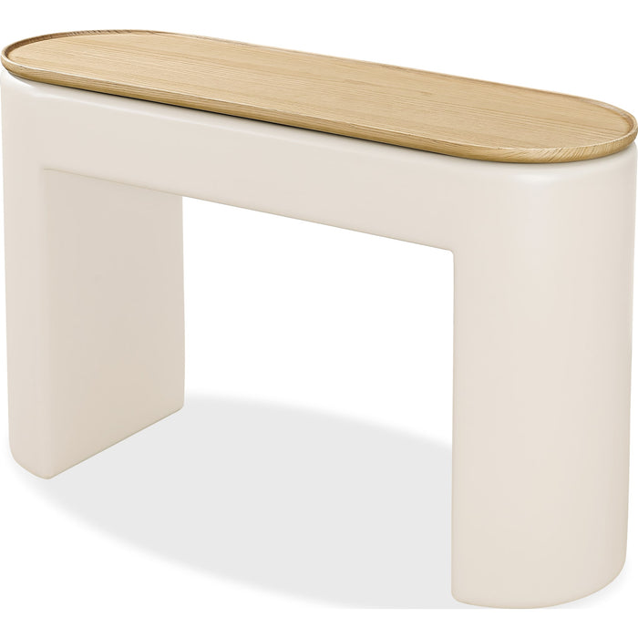 Modus Furniture Oskar Lift Top Console Table in Barley 655450483745 QVUG23 Image 2