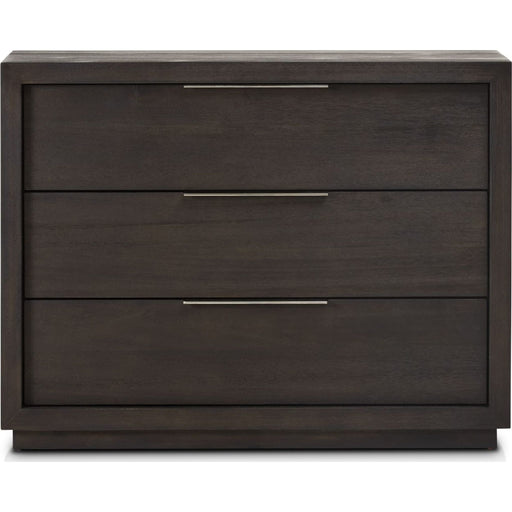 Modus Furniture Oxford 3 Drawer Nightstand in Basalt Grey (2024) 655450435249 AZU584BA Image 1