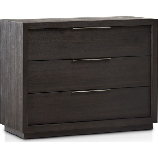 Modus Furniture Oxford 3 Drawer Nightstand in Basalt Grey (2024) 655450435249 AZU584BA Image 3