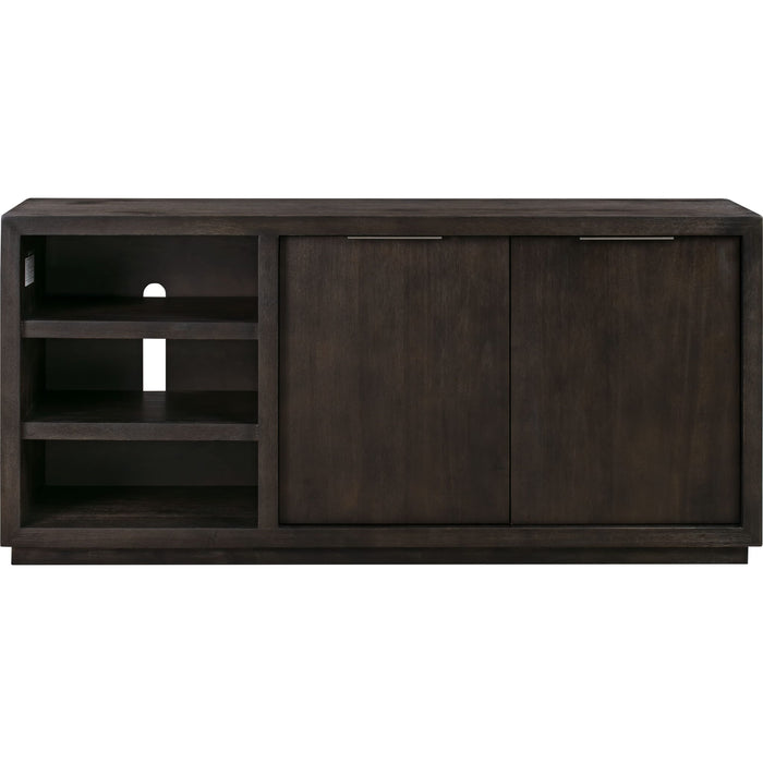 Modus Furniture Oxford 64 inch Two Drawer Two Shelf Media Console in Basalt Grey 655450251405 AZU5266 Image 3