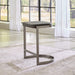 Modus Furniture Oxford Backless Counter Stool in Davy s Grey 655450344619 AZU570 Main Image