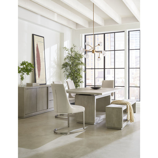 Modus Furniture Oxford Bench in Mineral 655450334337 AZBX65 Image 2
